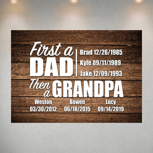 First A Dad Poster