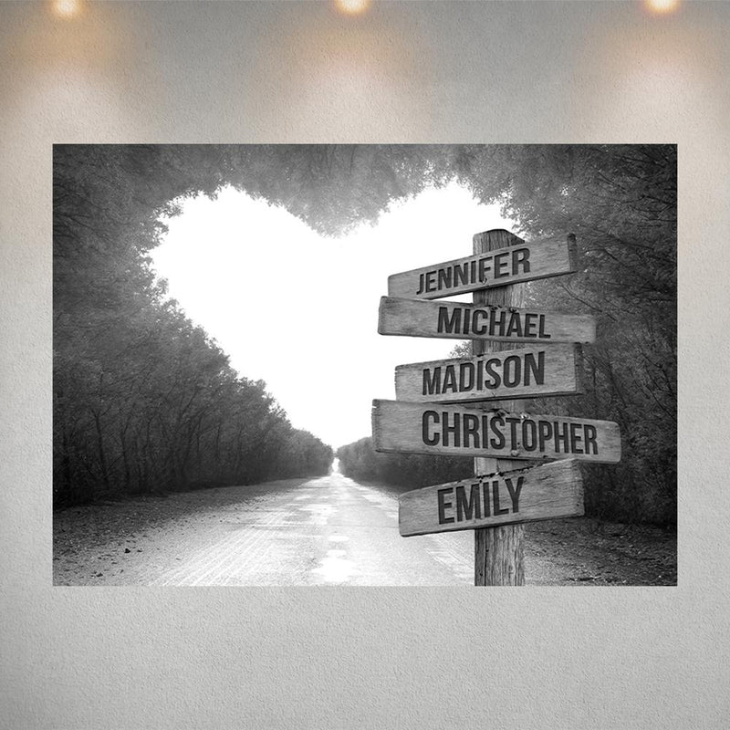 Heart Road Multi-Names Poster