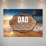 Ocean Sunset Dad EST Poster