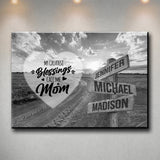 Dirt Road - Call Me Mom Multi-Names Premium Canvas