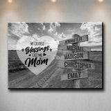 Dirt Road - Call Me Mom Multi-Names Premium Canvas