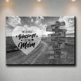 Dirt Road - Call Me Mom Multi-Names Premium Canvas