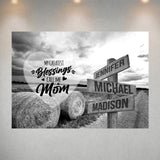 Country Road - Call Me Mom Multi-Names Poster