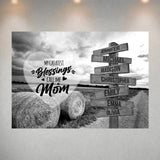 Country Road - Call Me Mom Multi-Names Poster