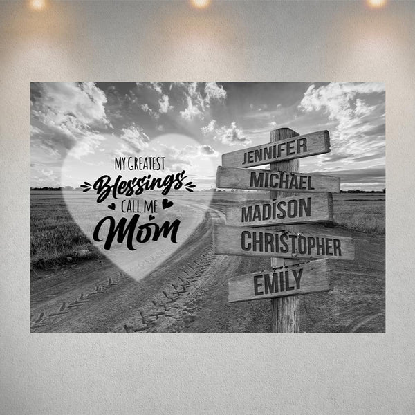 Dirt Road - Call Me Mom Multi-Names Poster