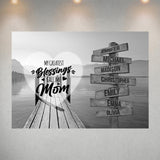 Lake Dock - Call Me Mom Multi-Names Poster