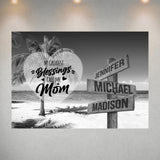 Ocean Breeze - Call Me Mom Multi-Names Poster