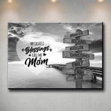 Ocean Dock - Call Me Mom Multi-Names Premium Canvas