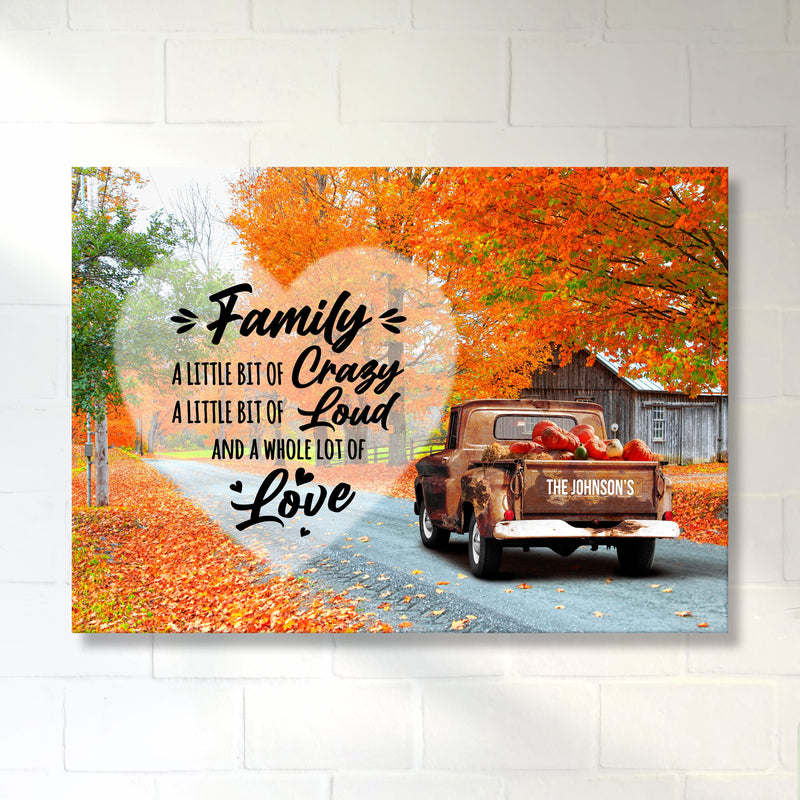 Old Truck Barn 4 Saying 2 Premium Canvas