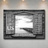 Ocean Dock Wood Shutters Multi-Names Premium Canvas