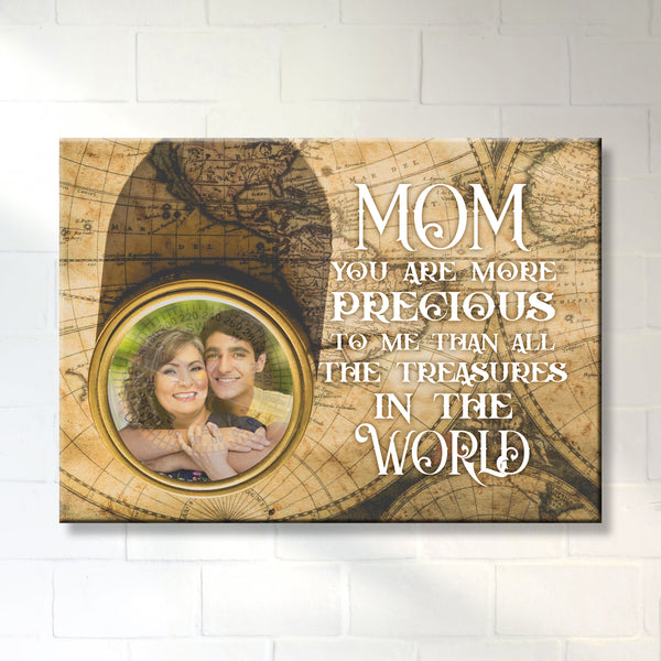 Mom Treasure Premium Canvas