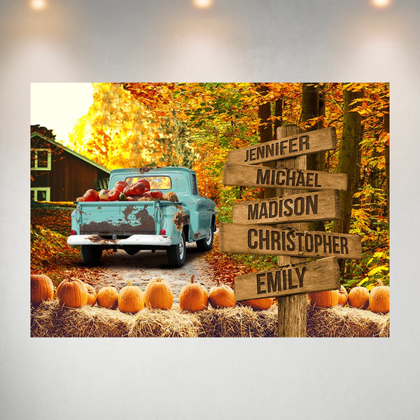 Old Truck Barn 3 Multi-Names Poster