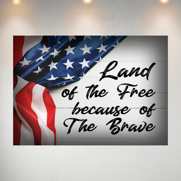 America - Land of the Free Poster