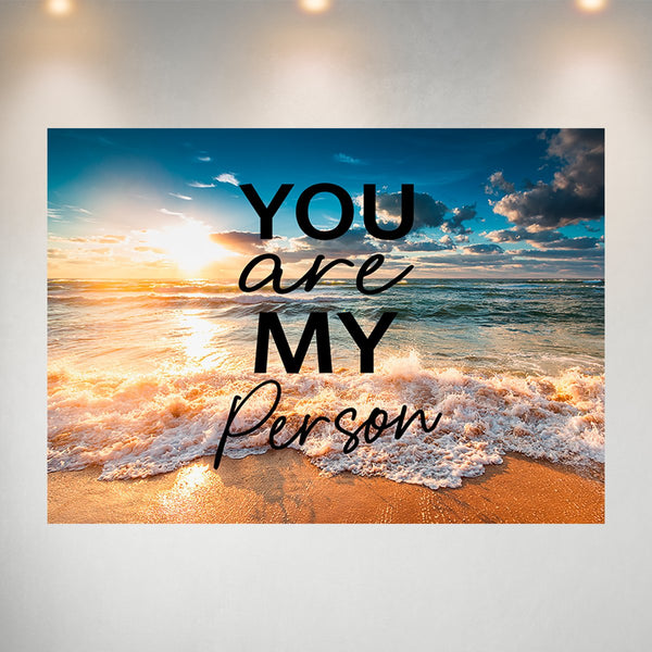 My Person - Ocean Sunset Poster