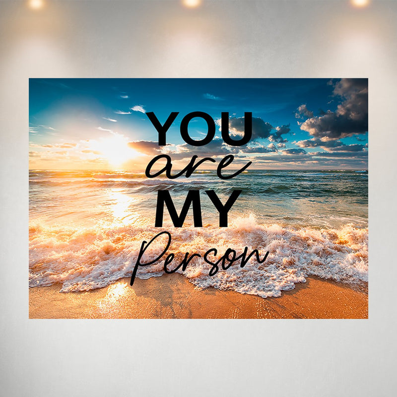 My Person - Ocean Sunset Poster