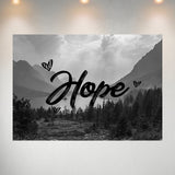 Mountain Range Hope Poster