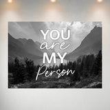 My Person - Mountain Range Poster