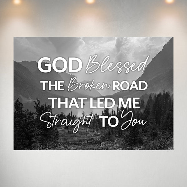 God Bless - Mountain Range Poster