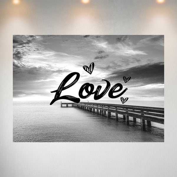 Ocean Dock Love Poster