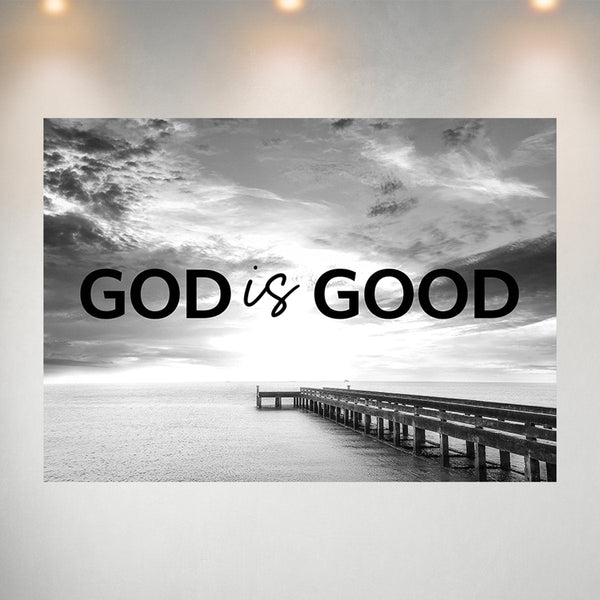 God is Good - Ocean Dock Poster