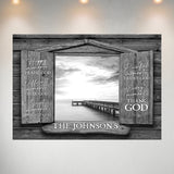 Ocean Dock Wood Shutters Saying 8 Poster