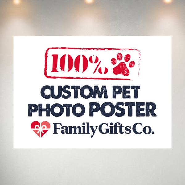 Custom Pet Photo Poster