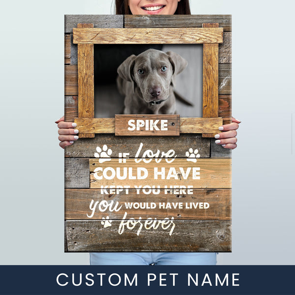 Dog Memorial Premium Canvas