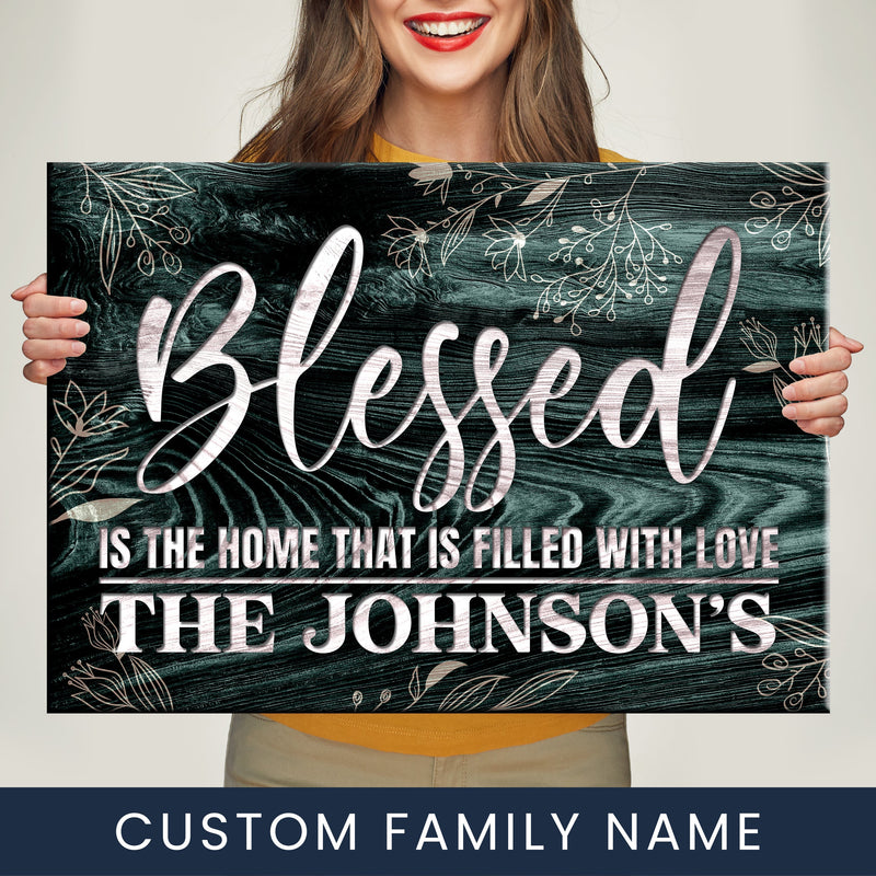 Blessed Family Premium Canvas