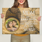 Mom Treasure Premium Canvas