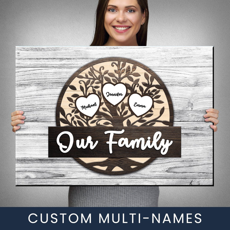 Family Tree Premium Canvas