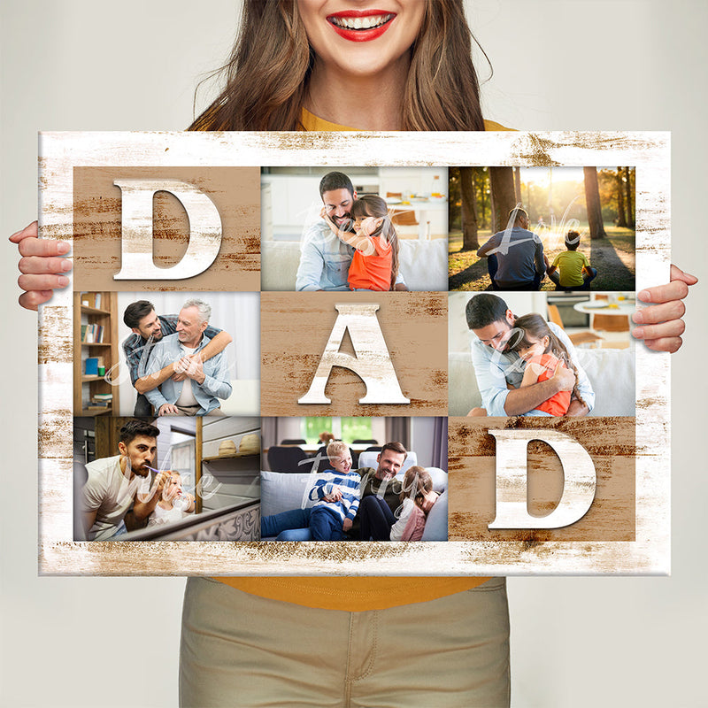 Dad Tiles Premium Canvas