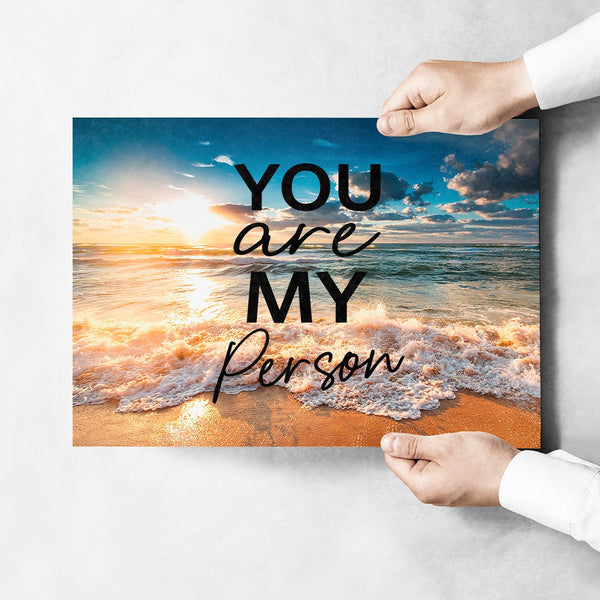 My Person - Ocean Sunset Poster