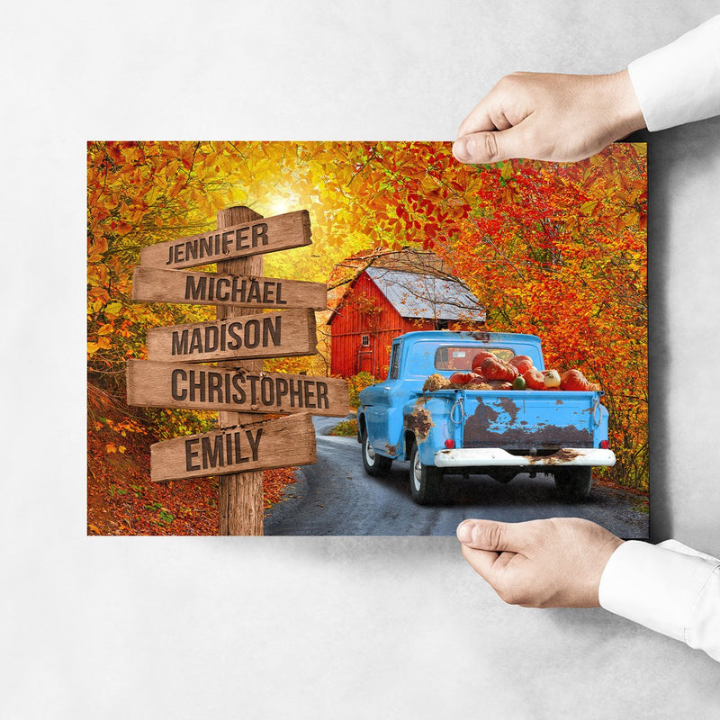 Old Truck Barn 2 Multi-Names Poster