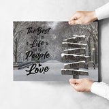 Winter Path Saying 3 Multi-Names Poster