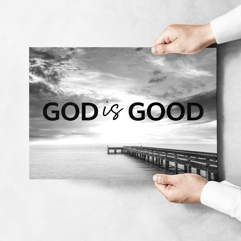 God is Good - Ocean Dock Poster