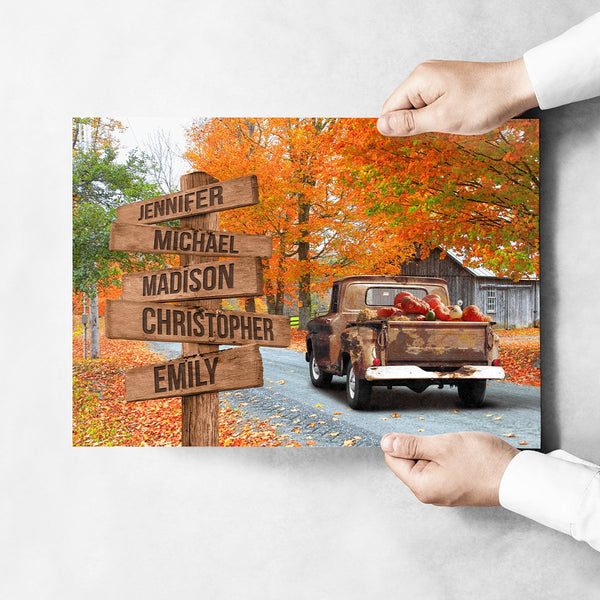 Old Truck Barn 4 Multi-Names Poster