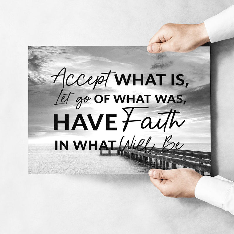 Faith Accept - Ocean Dock Poster