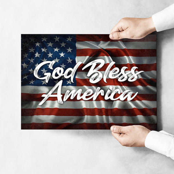 America - God Bless Poster