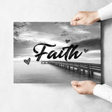 Ocean Dock Faith Poster