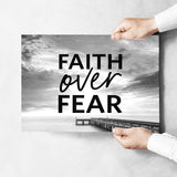 Faith Over Fear - Ocean Dock Poster