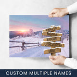 Winter Farm Multi-Names Poster