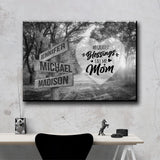 Autumn Road 2 - Call Me Mom Multi-Names Premium Canvas