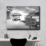 Ocean Dock - Call Me Mom Multi-Names Premium Canvas