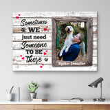 Someone To Be There Dog Premium Canvas