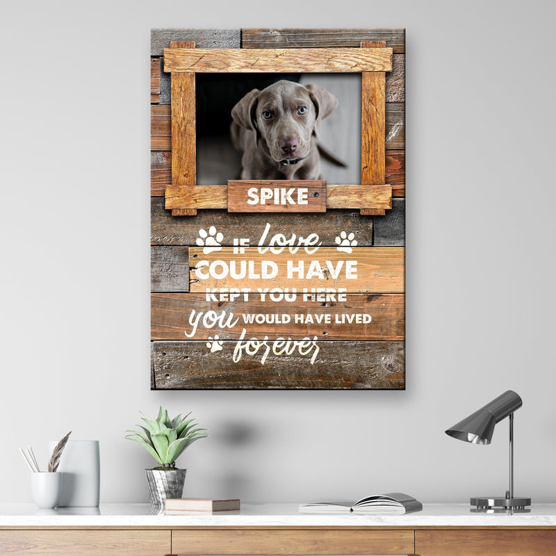 Dog Memorial Premium Canvas