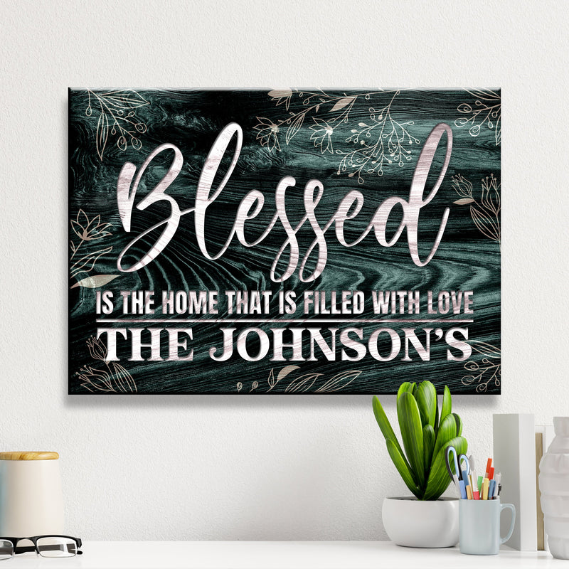 Blessed Family Premium Canvas