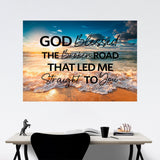 God Bless - Ocean Sunset Poster