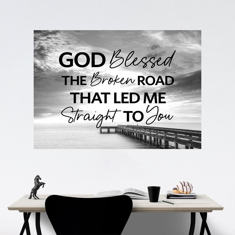 God Bless - Ocean Dock Poster