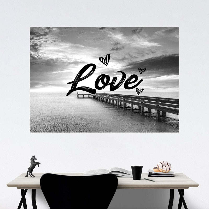 Ocean Dock Love Poster