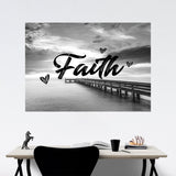 Ocean Dock Faith Poster